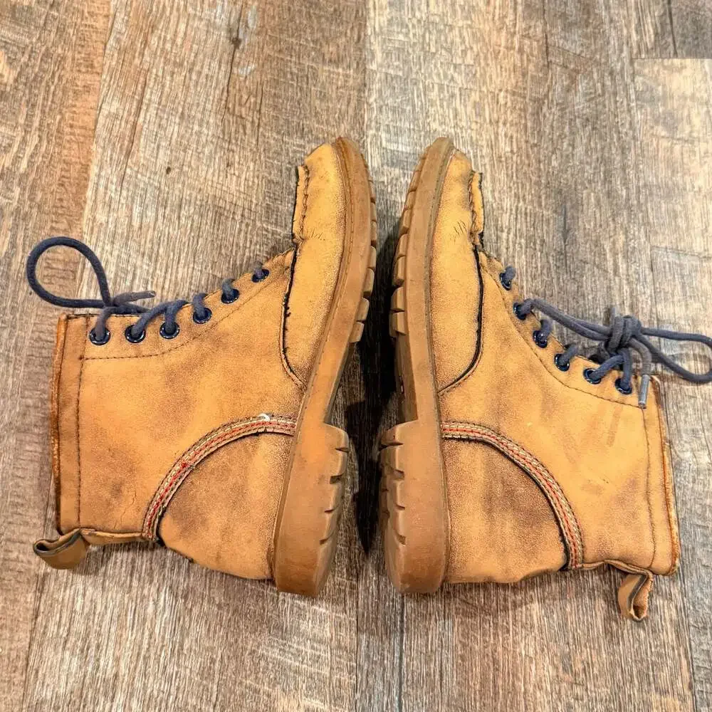 Tommy Hilfiger James Hito Brown Lace-Up Boots Size 1